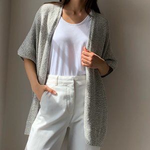 Aritzia Community Ionic Cape, Grey Cardigan, XXS